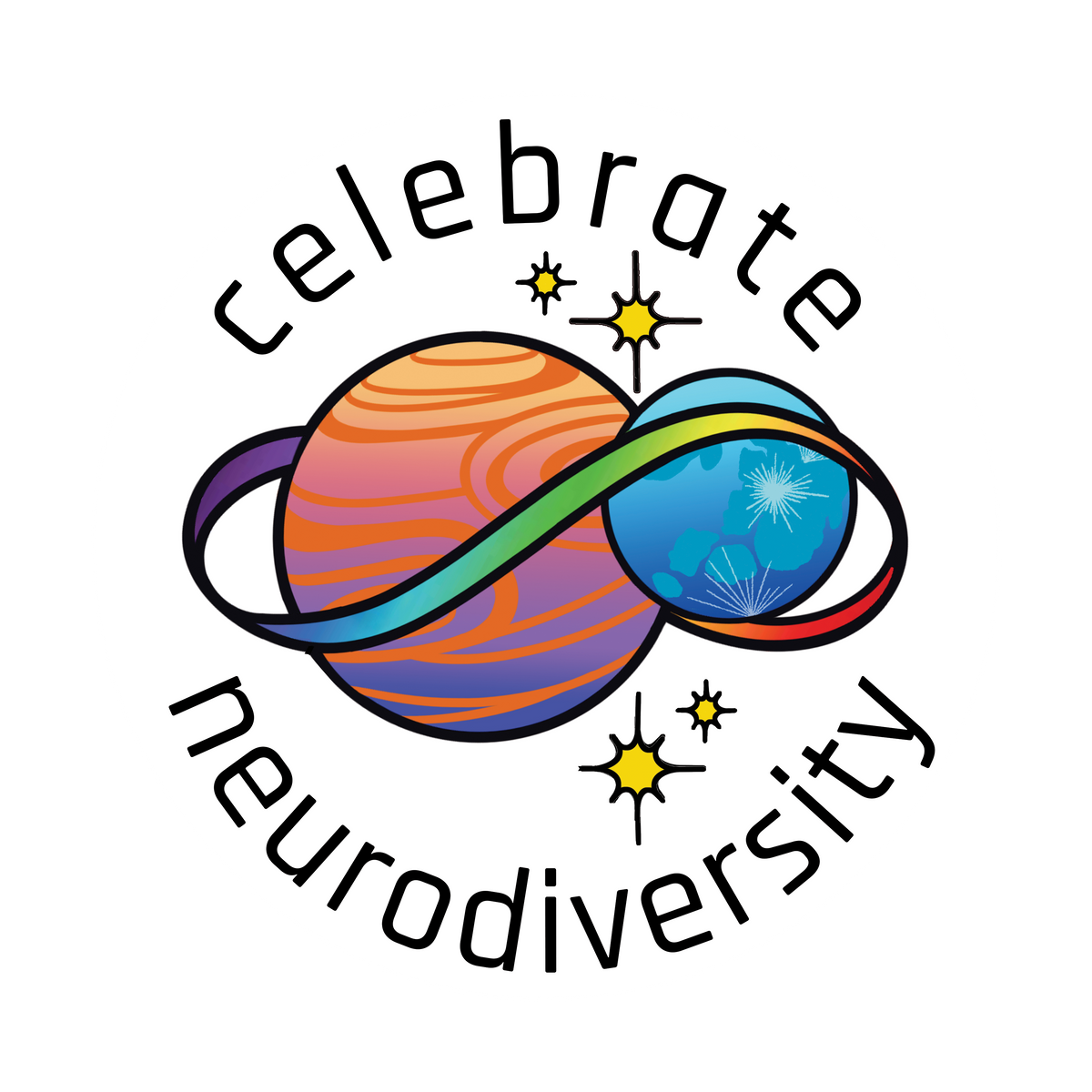 Celebrate Neurodiversity sticker