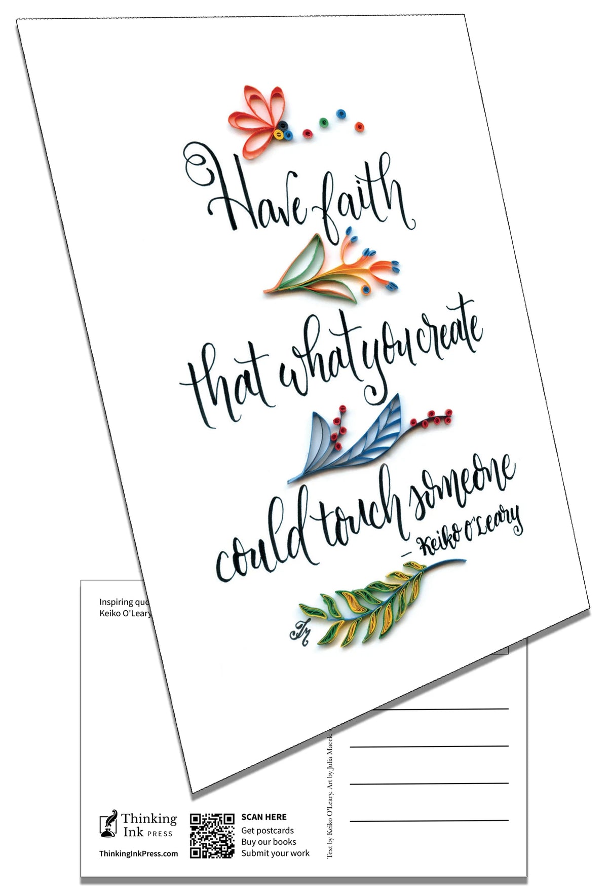 Quote Postcard: Have Faith